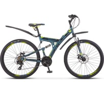 Велосипед STELS Focus MD 27.5" 21-sp V010, размер рамы 19", серый/жёлтый LU083839