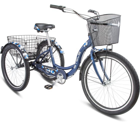 Велосипед STELS Energy-III, 26", V030, рама 16", синий LU075435
