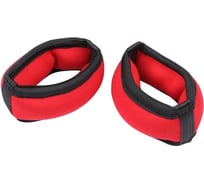 Утяжелители INDIGO БРАСЛЕТ, неопрен, дробь, 2х0.3 кг SM-257 красный