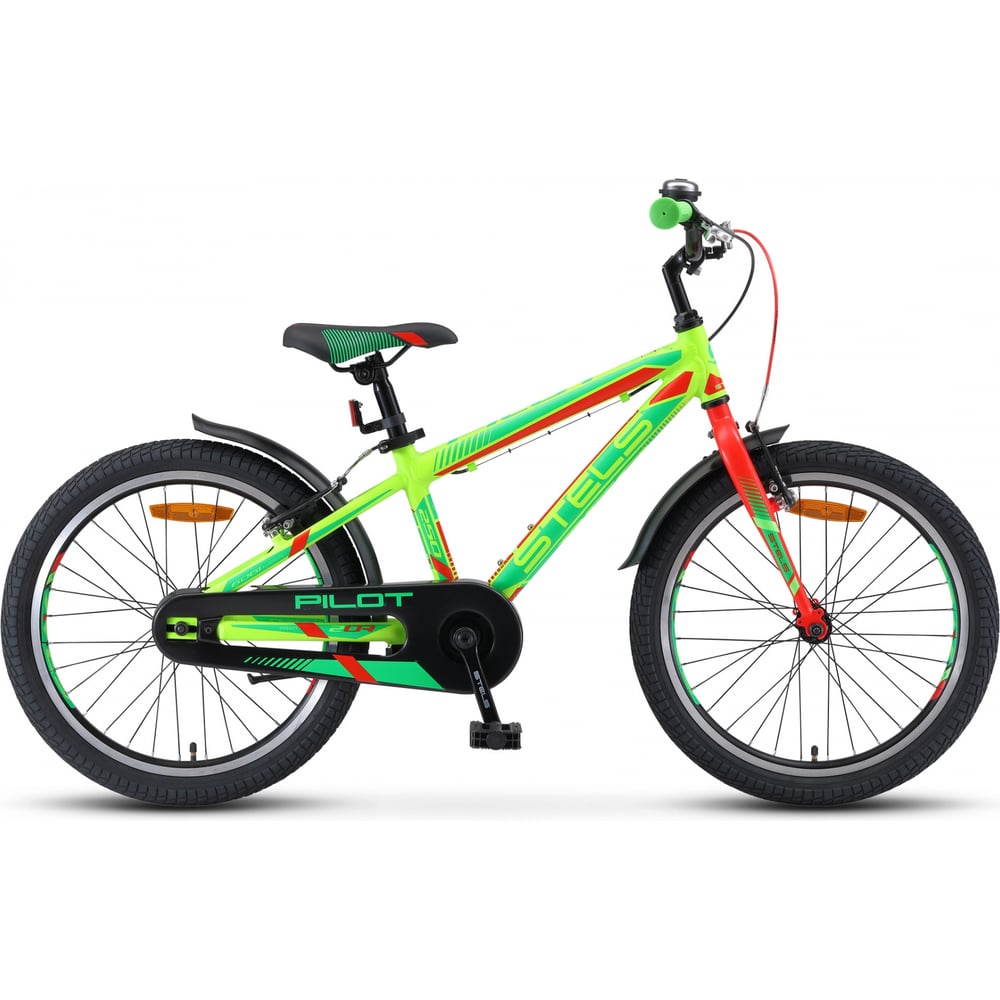 Велосипед STELS Pilot-250 Gent 20" V010, размер рамы 11", неон-зелёный ...