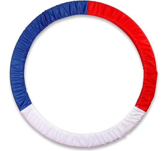 Чехол для обруча INDIGO Триколор 60-90 см SM-264 бело-сине-красный 1