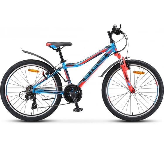 Велосипед STELS Navigator-450 V 24" V010, размер рамы 13", синий/красный/чёрный LU079442 1