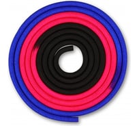 Утяжеленная скакалка для художественной гимнастики INDIGO, трехцветная, 165 г, 3 м IN163