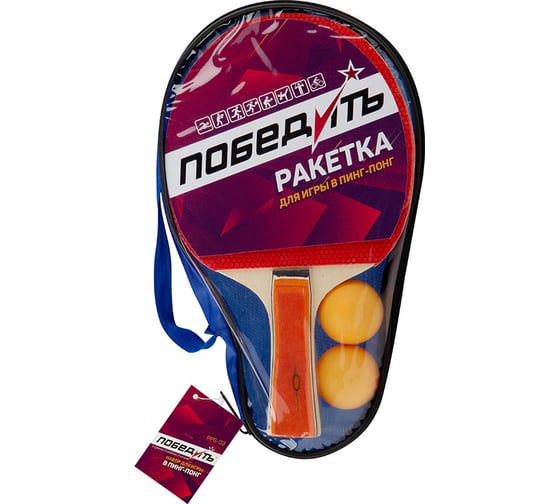 Набор для игры в пинг-понг Победитъ PPS-03 в сумочке 323134