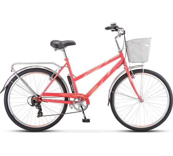 Велосипед STELS Navigator-250 Lady 26" Z010, размер рамы 19", красный LU075669 1