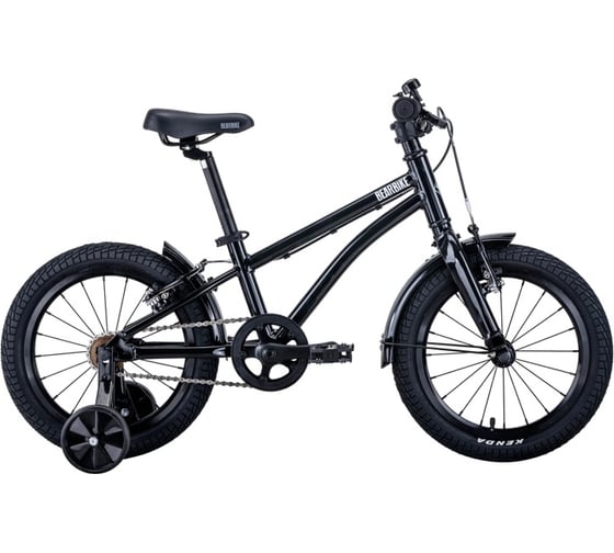 Велосипед BEARBIKE Kitez 16, колеса 16", 1 скорость, рост OS, 2019-2020, черный RBKB0Y6G1004 1