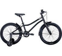 Велосипед BEARBIKE Kitez 20, колеса 20", 1 скорость, рост OS, 2019-2020, черный RBKB0Y601004
