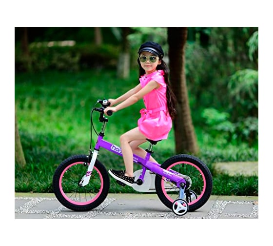 Велосипед Royal Baby Honey Steel размер колес 18", стальная рама, фиолетовый RB18-15H HONEY Фиолетовый