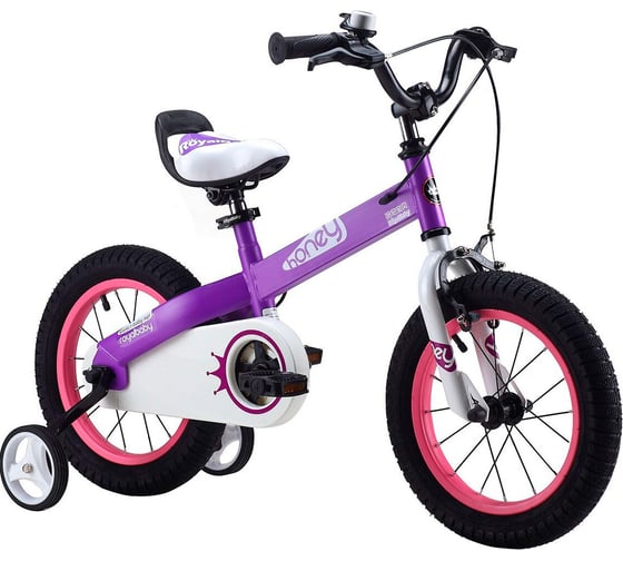 Велосипед Royal Baby Honey Steel размер колес 14", стальная рама RB14-15H HONEY Фиолетовый
