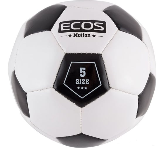 Футбольный мяч Ecos BL-2001 №5 2 цвета, машинная строчка, ПВХ 998157