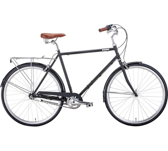 Велосипед BEARBIKE London 700C, 2019-2020, черный матовый RBKB0YNS3002