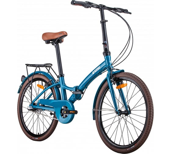 Велосипед BEARBIKE Copenhagen 24, 3 скорости, рост OS, синий RBKB0Y643004