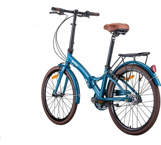 Велосипед BEARBIKE Copenhagen 24, 3 скорости, рост OS, синий RBKB0Y643004