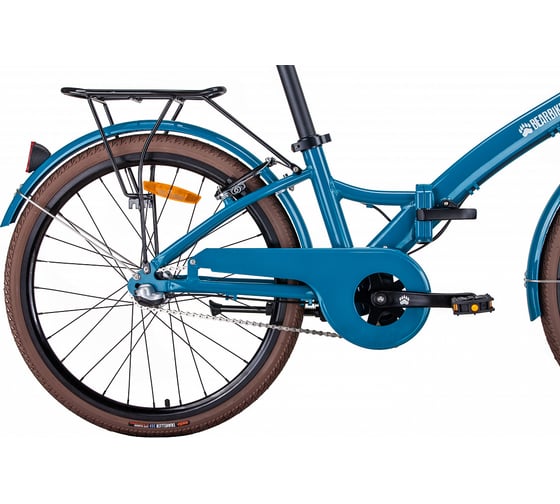 Велосипед BEARBIKE Copenhagen 24, 3 скорости, рост OS, синий RBKB0Y643004