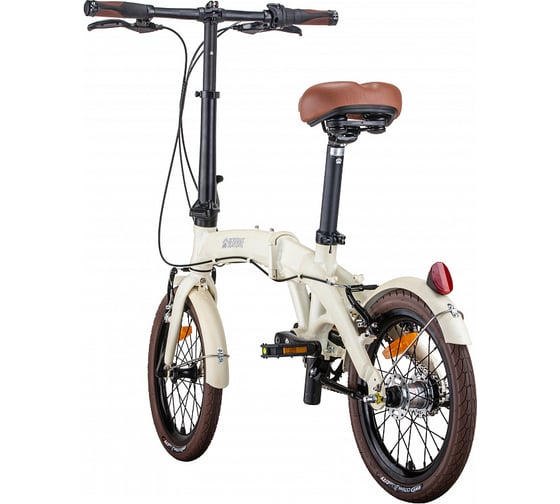 Велосипед BEARBIKE Budapest 16, 3 скорости, рост OS, кремовый RBKB0Y6G3001