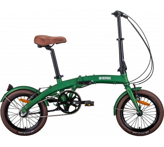 Велосипед BEARBIKE Budapest 16, 3 скорости, рост OS, зеленый RBKB0Y6G3003 1