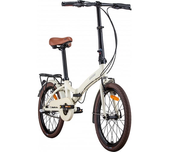 Велосипед BEARBIKE Brugge 20, 3 скорости, рост OS, кремовый RBKB0Y603002