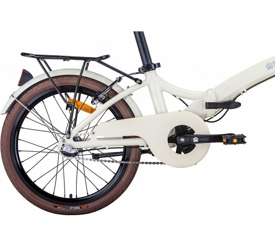 Велосипед BEARBIKE Brugge 20, 3 скорости, рост OS, кремовый RBKB0Y603002
