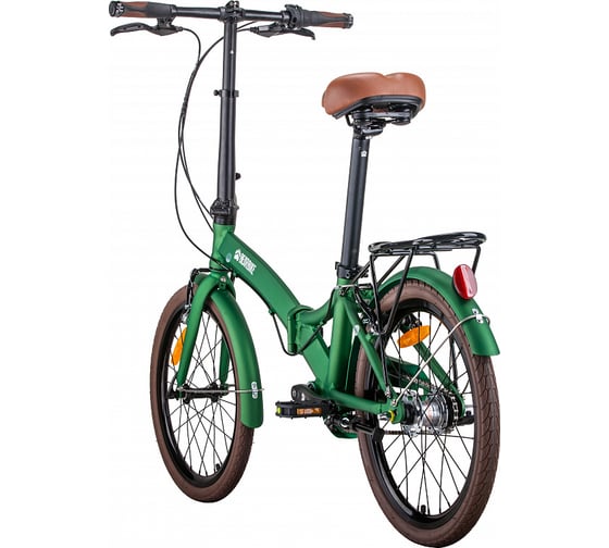 Велосипед BEARBIKE Brugge 20, 3 скорости, рост OS, зеленый RBKB0Y603003