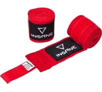 Бинт боксерский Insane COBRA IN22-HW201, хлопок/нейлон, красный, 2.5 м ЦБ-00000284