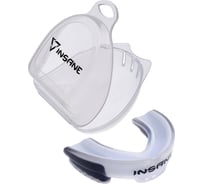 Капа 1-челюстная детская Insane LYNX IN23-MG500, ЭВА, белый/черный 4680459166418