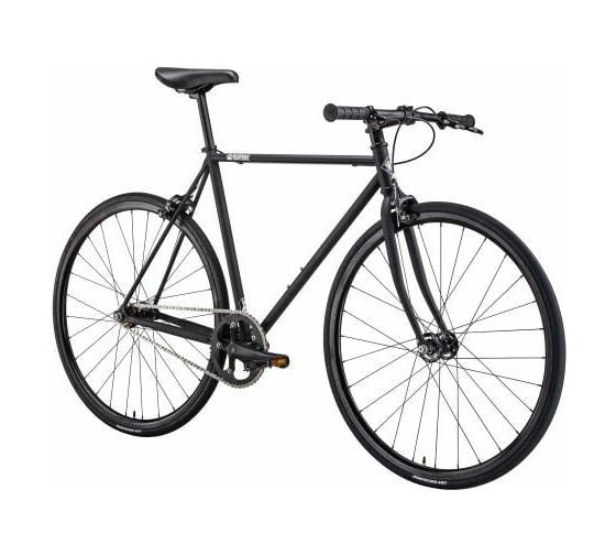 Велосипед BEARBIKE Madrid 700C, 1 скорость, рост 540 мм, черный матовый 1BKB1C181A14
