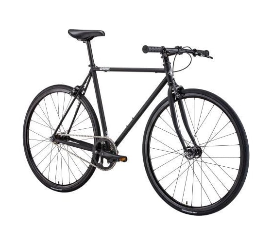 Велосипед BEARBIKE Madrid 700C, 1 скорость, рост 580 мм, черный матовый RBKB0YNS1003
