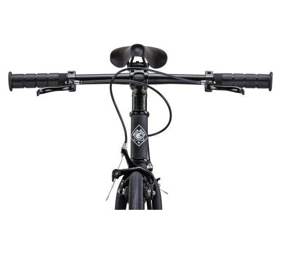 Велосипед BEARBIKE Madrid 700C, 1 скорость, рост 580 мм, черный матовый RBKB0YNS1003
