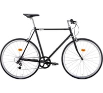 Велосипед BEARBIKE Taipei 700C, 7 скоростей, рост 580 мм, черный матовый RBKB0YNS7004