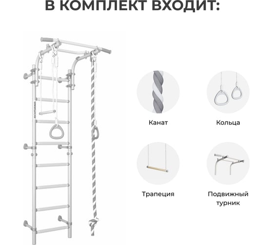 Детский спортивный комплекс ROMANA Next Top (01.21.8.06.490.03.06-24) синяя слива СГ000006258