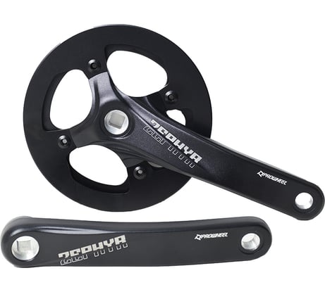 Система PROWHEEL ZEPHYR-238A, 38T 175 мм, FAT, AL-6061-T6, под квадрат, CHAINLINE:70, BCD:104, черный H000017510