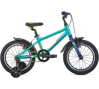 Велосипед FORMAT Kids 16 1 скорость, рост OS, бирюзовый матовый RBKM1K3C1003