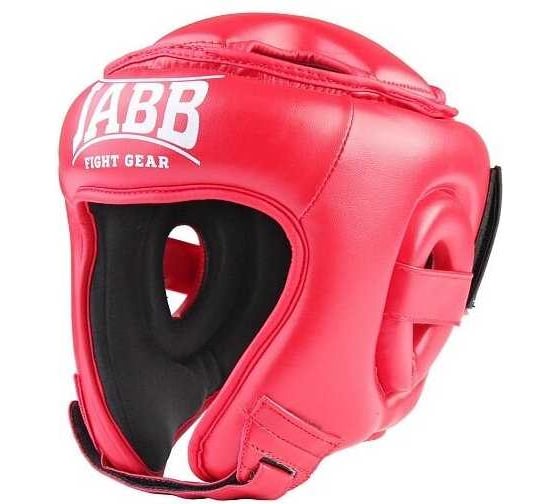Шлем боксерский JabbJE-2093(P) красный, искусственная кожа, р. XL 4690222148336 1