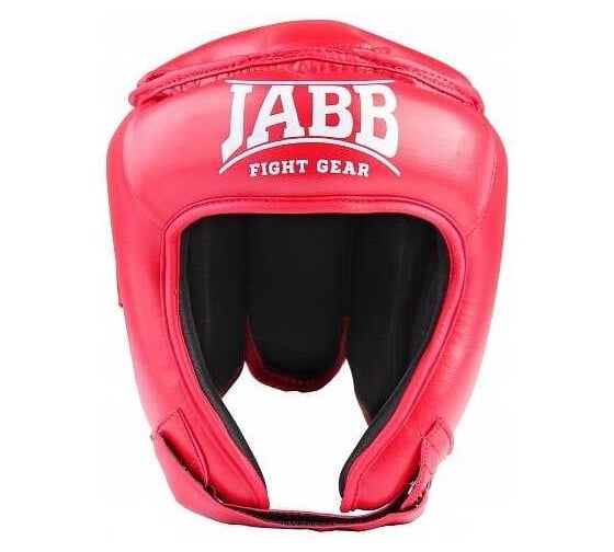 Шлем боксерский JabbJE-2093(P) красный, искусственная кожа, р. XL 4690222148336