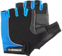 Велоперчатки Larsen 01-1232 синий, р. L 4690222112627
