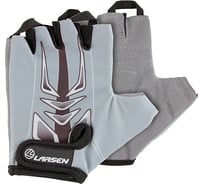 Велоперчатки детские Larsen 01-2766 серый, р. XXS 4690222177879