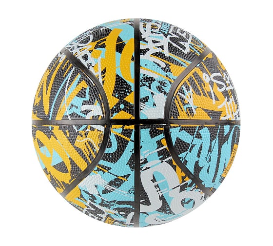 Мяч баскетбольный Larsen RB7 Graffiti Street Blue/Yellow 4690222183795