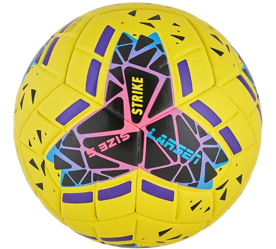 Мяч футбольный Larsen Strike Yellow/Multycolor 4690222176117 1