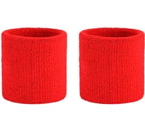 Напульсник Larsen ECE 055 красный one size, пара 4690222183306