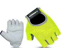 Перчатки для фитнеса Larsen 01-21 Lime/Grey 4690222176858