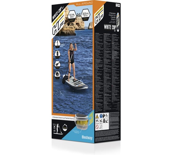 SUP-доска с набором Bestway White Cap 305х84х12 см 65342 008986