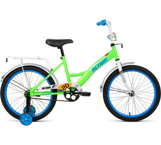 Велосипед ALTAIR KIDS 20 рост 13, ярко-зеленый/синий 1BKT1C101003