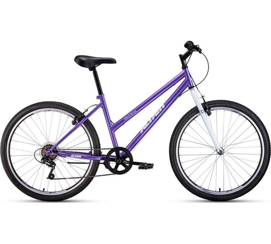 Велосипед ALTAIR MTB HT 26 low рост 15, фиолетовый/белый RBKT1M166009 1