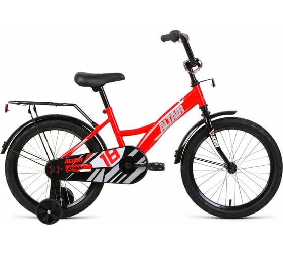 Велосипед ALTAIR KIDS 18 18 1 скорость, красный/серебристый 1BKT1K1D1006