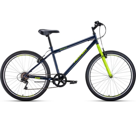 Велосипед ALTAIR MTB HT 26 1.0 рост 17, черный/желтый RBKT1M166011 1