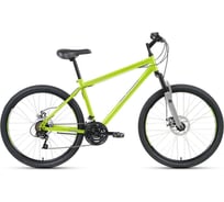 Велосипед ALTAIR MTB HT 26 2.0 disc 26 21 скорость, рост 17, зеленый/серый RBKT1M16E001