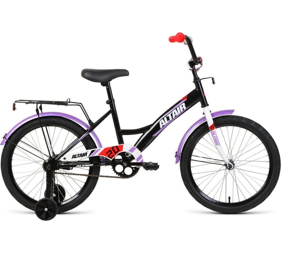 Велосипед ALTAIR KIDS 20 рост 13, черный/белый 1BKT1C101002 1