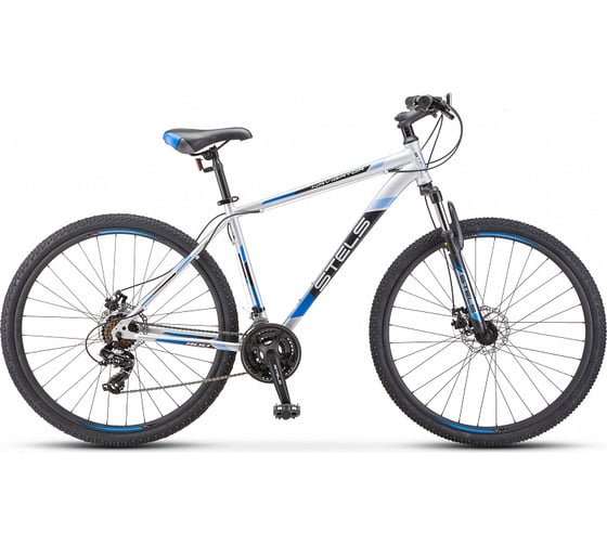 Велосипед STELS Navigator-900 MD 29" F010, размер рамы 17.5", серый/синий LU084317