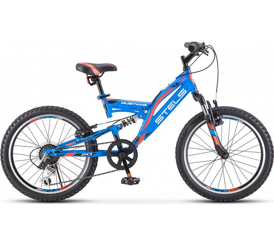 Велосипед STELS Mustang V 20" V010, размер рамы13", синий LU088353