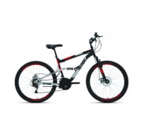 Велосипед ALTAIR MTB FS 26 2.0 disc рост 16, черный/красный RBKT1F16E013